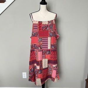 NWOT Shein Curve Patchwork Sun Dress